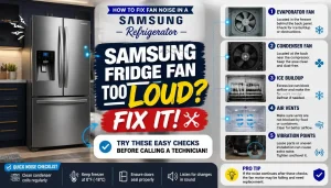 How to Fix Fan Noise in a Samsung Refrigerator