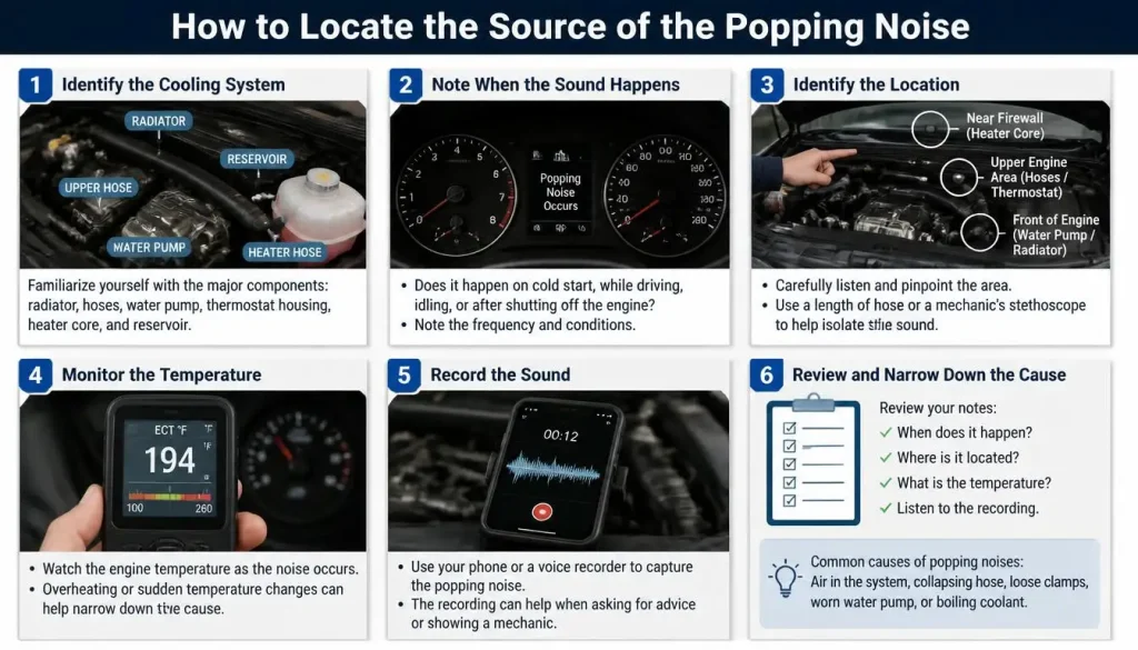 How to Locate the Source of the Popping Noise