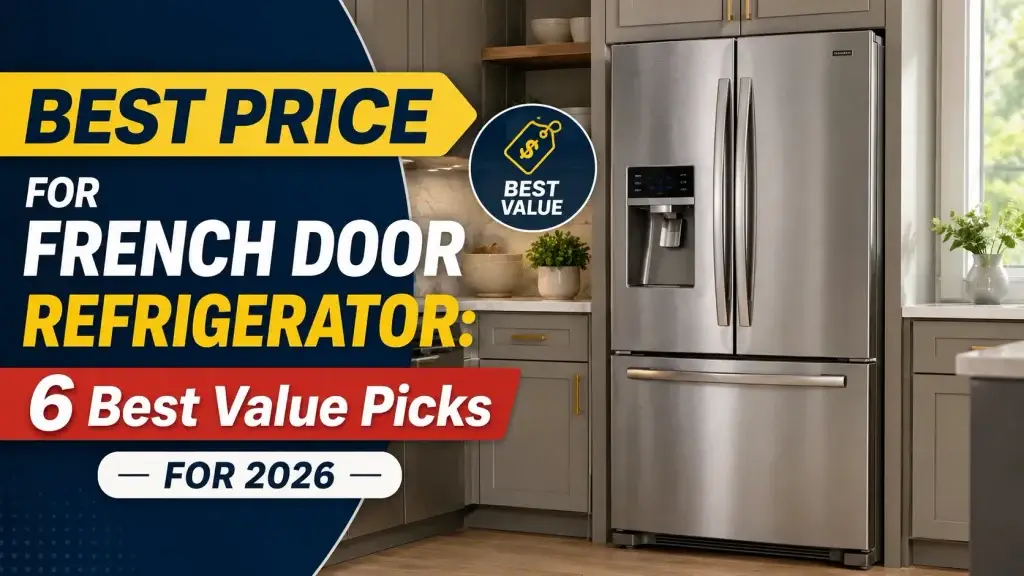 Best Price for French Door Refrigerator: 6 Best Value Picks for 2026