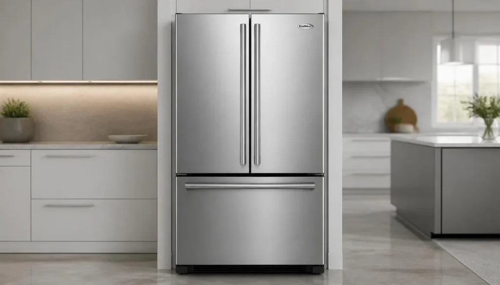 KoolMore 30-Inch 18.5 Cu. Ft. French Door Refrigerator