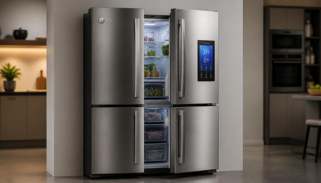 LG LF26C8210S 26 Cu. Ft. 4-Door Counter-Depth Refrigerator