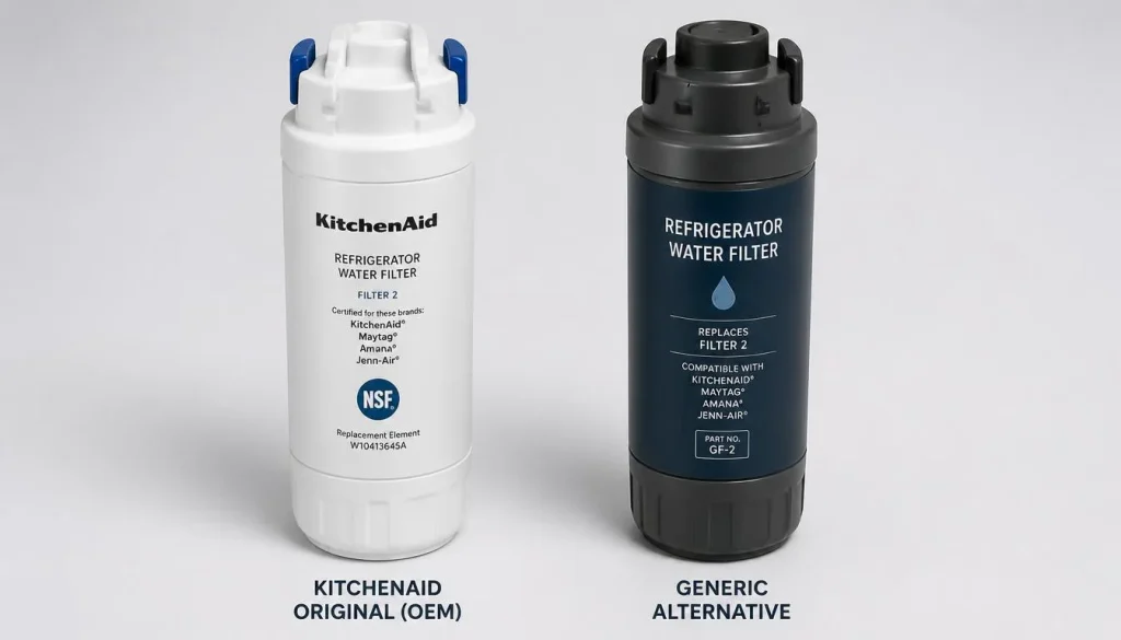 OEM vs Generic KitchenAid Refrigerator Water Filters