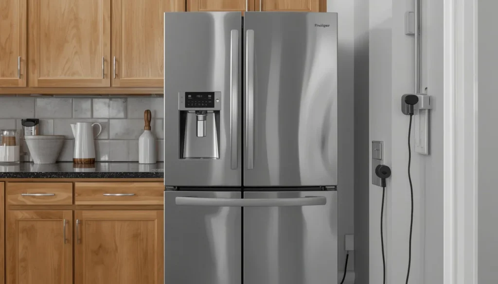The Refrigerator Is Touching a Wall or Cabinet
