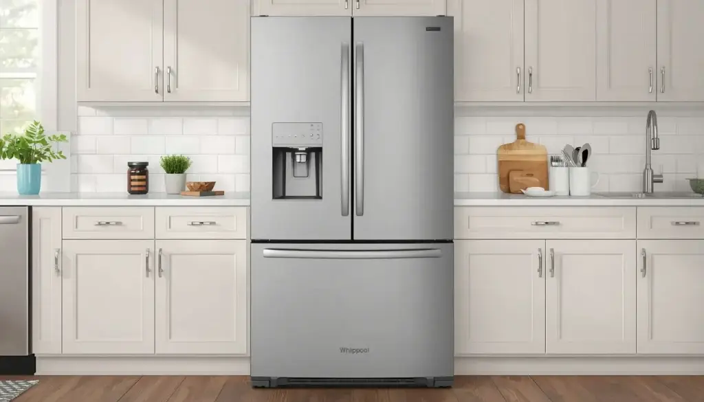 Whirlpool WRB329DMBM 18.5 Cu. Ft. Stainless Steel Bottom Freezer Refrigerator