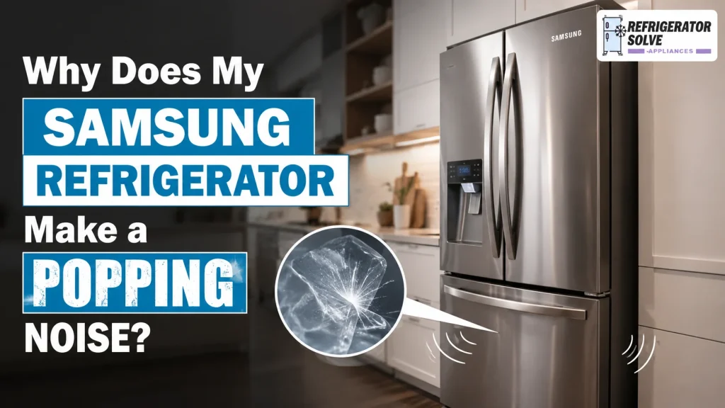 Why Does My Samsung Refrigerator Make a Popping Noise