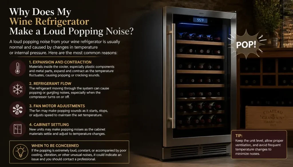Why Does My Wine Refrigerator Make a Loud Popping Noise