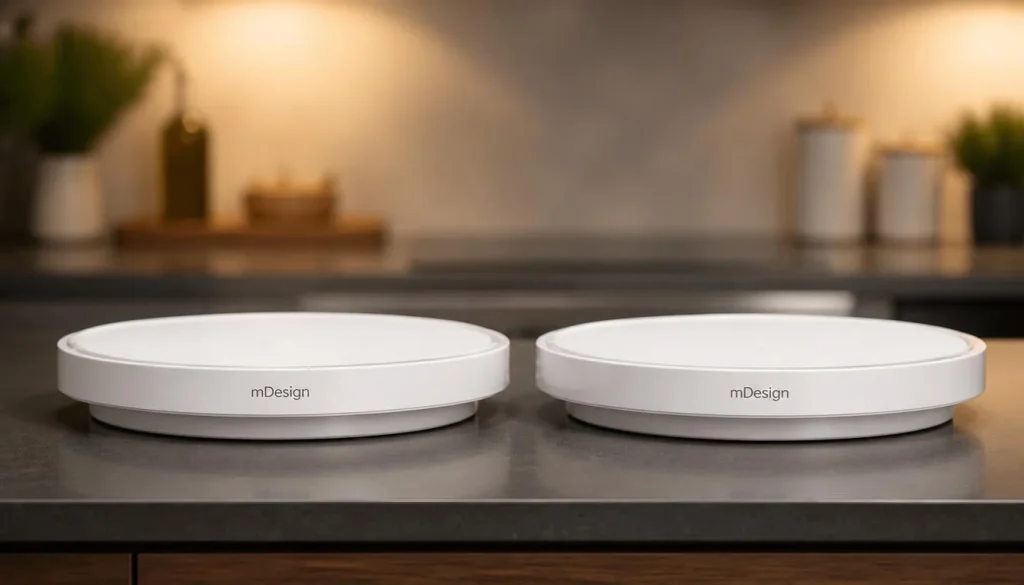 mDesign Lazy Susan Turntable 2-Pack