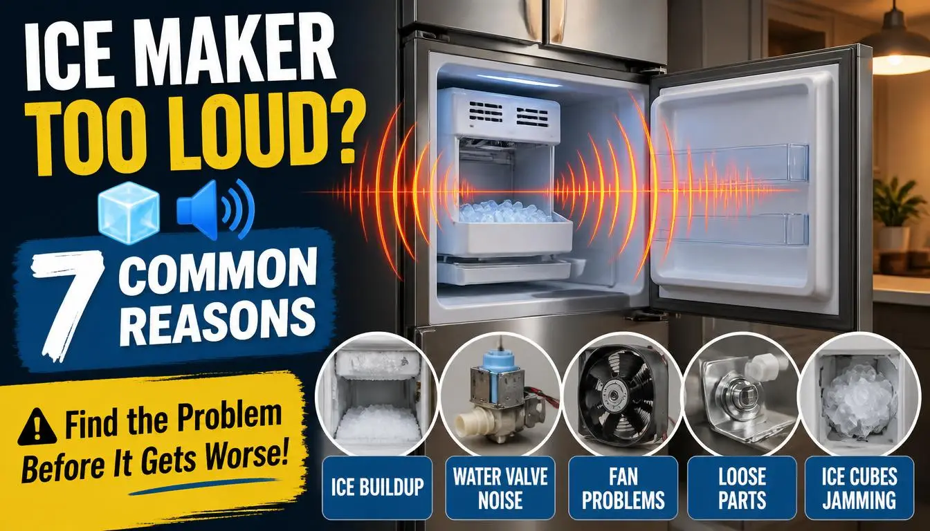 7 Common Reasons an Ice Maker Becomes Unusually Noisy
