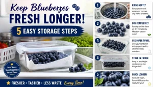 Best Way to Store Blueberries in the Refrigerator