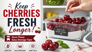 Best Way to Store Cherries in the Refrigerator