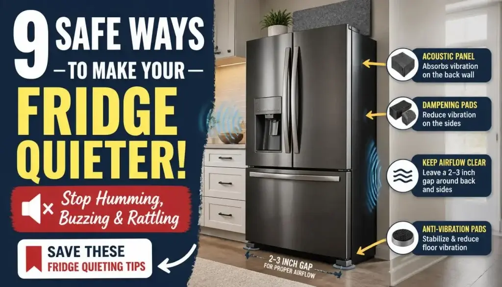 How to Noise Insulate a Refrigerator