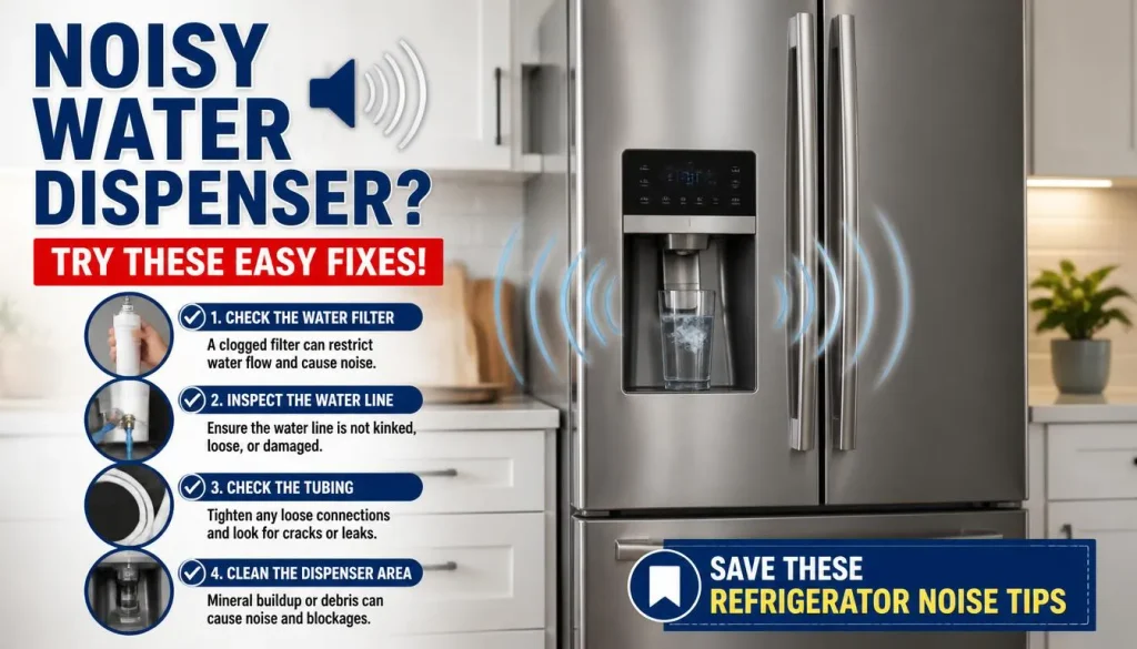How to Prevent Refrigerator Water Dispenser Noise