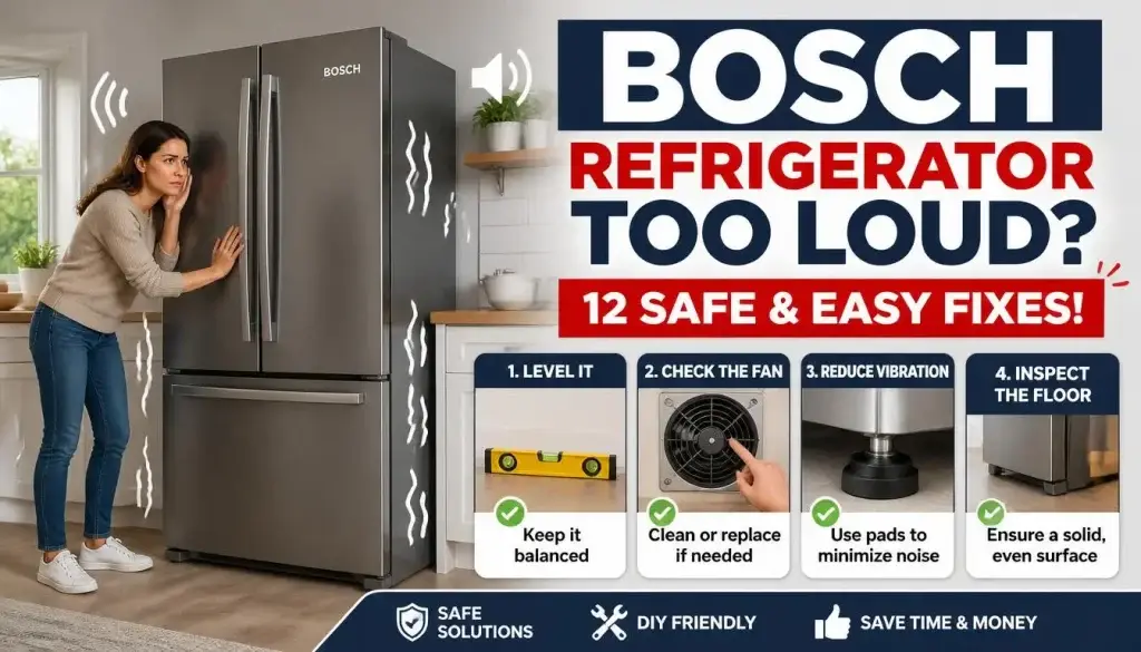 How to Reduce the Noise of a Bosch Refrigerator