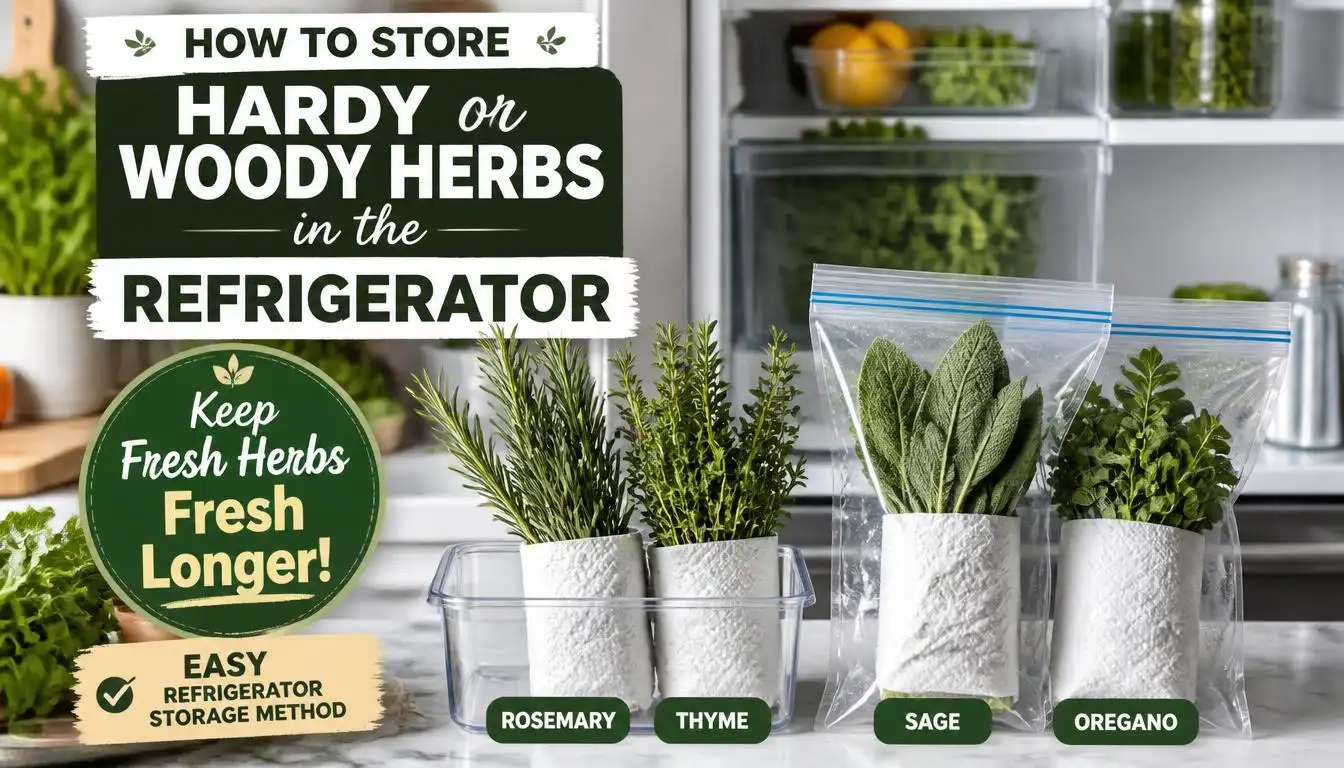 How to Store Hardy or Woody Herbs in the Refrigerator