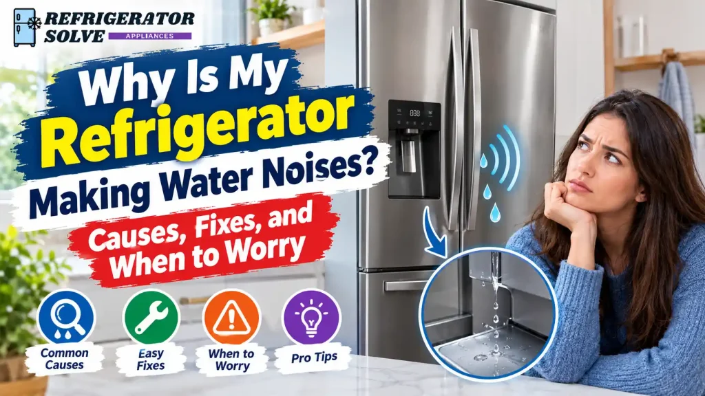 Refrigerator Making Water Noises