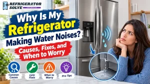 Refrigerator Making Water Noises