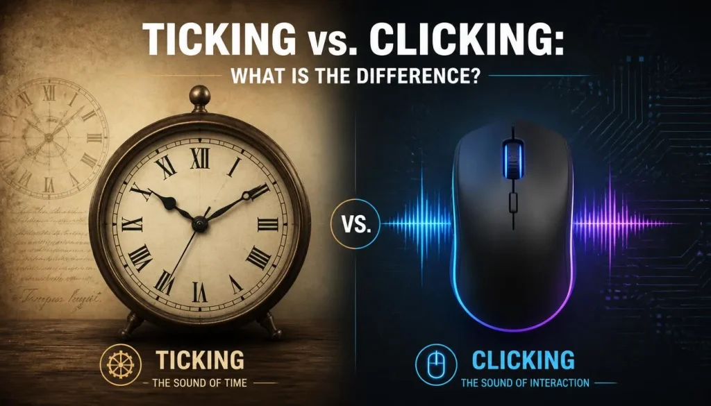 Ticking vs. Clicking: What Is the Difference?