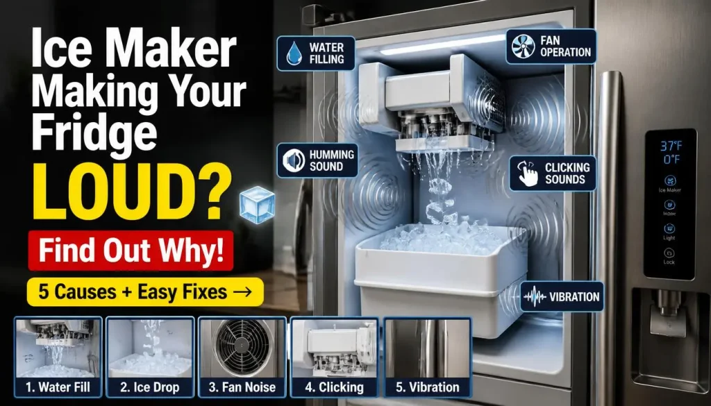 Why Does a Refrigerator Get Noisier When the Ice Maker Is Used Frequently