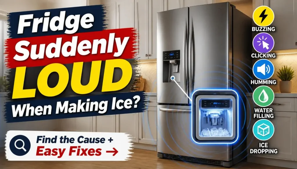 Why Is My Refrigerator Suddenly Louder When Making Ice