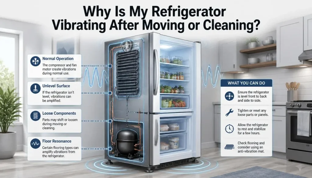 Why Is My Refrigerator Vibrating After Moving or Cleaning