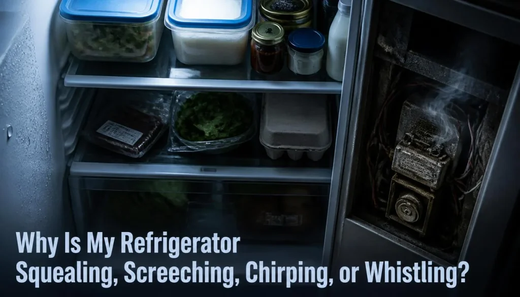 Why Is My Refrigerator Squealing, Screeching, Chirping, or Whistling?