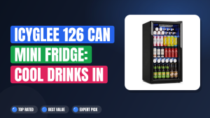 Icyglee 126 Can Mini Fridge: Cool Drinks in Style