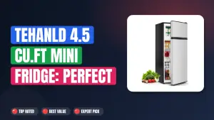Tehanld 4.5 Cu.Ft Mini Fridge: Perfect Dorm & Office Pick