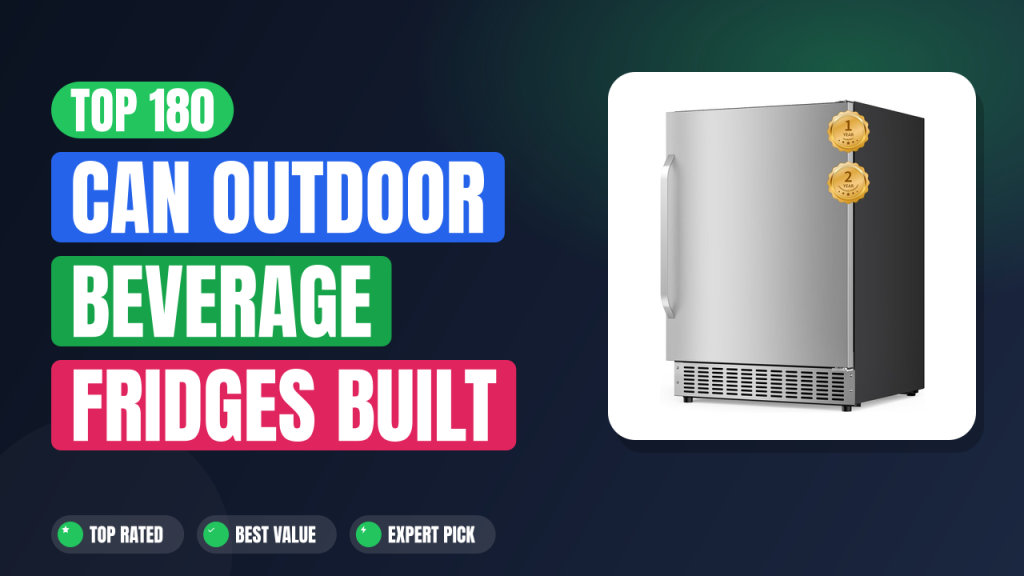 Top 180-Can Outdoor Beverage Fridges Built Into Your Counter
