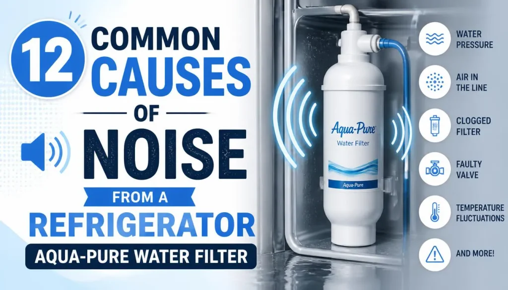 12 Common Causes of Noise From a Refrigerator Aqua-Pure Water Filter