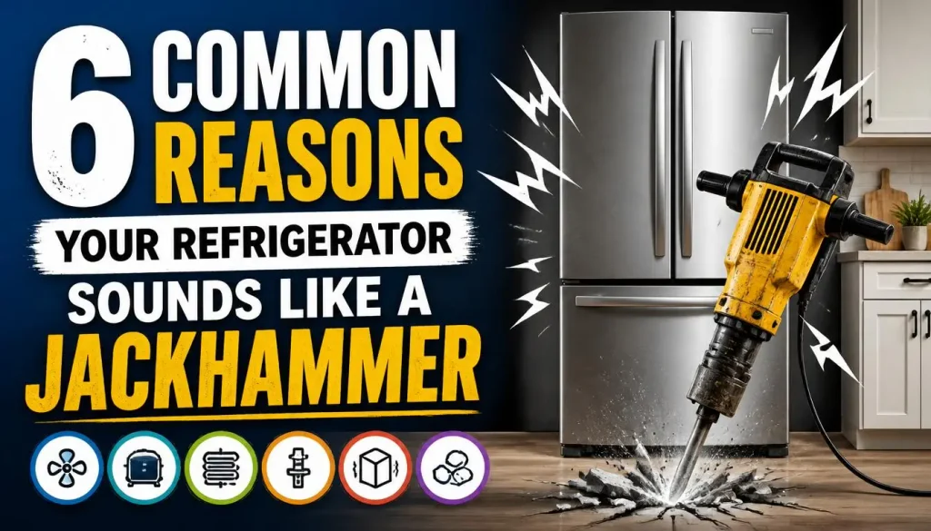 6 Common Reasons Your Refrigerator Sounds Like a Jackhammer