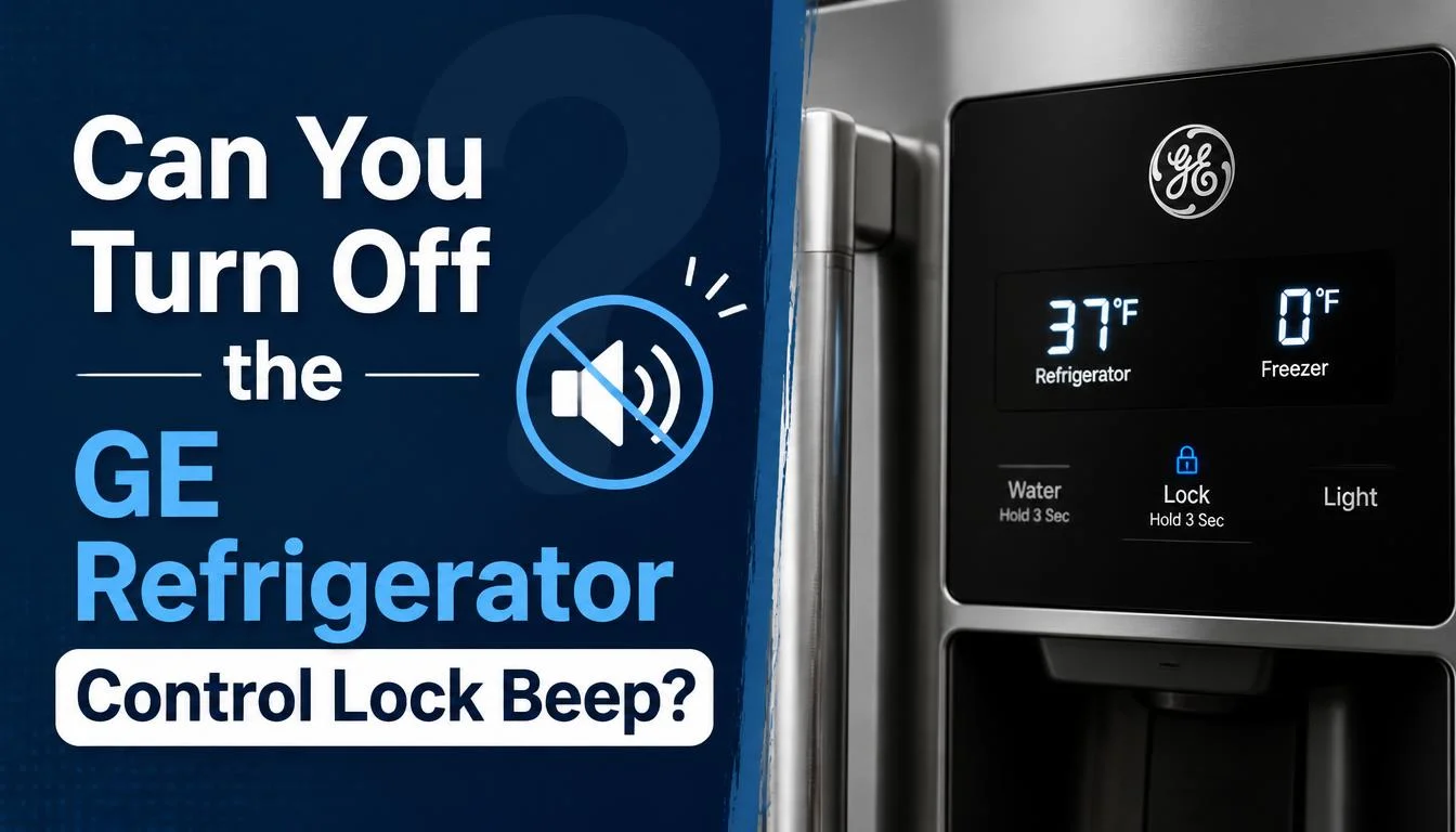 Can You Turn Off the GE Refrigerator Control Lock Beep