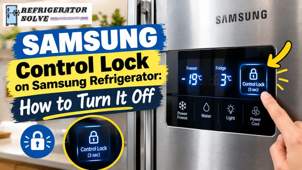 Control Lock on Samsung Refrigerator