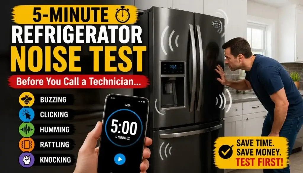 Do This 5-Minute Kenmore Elite Refrigerator Noise Test