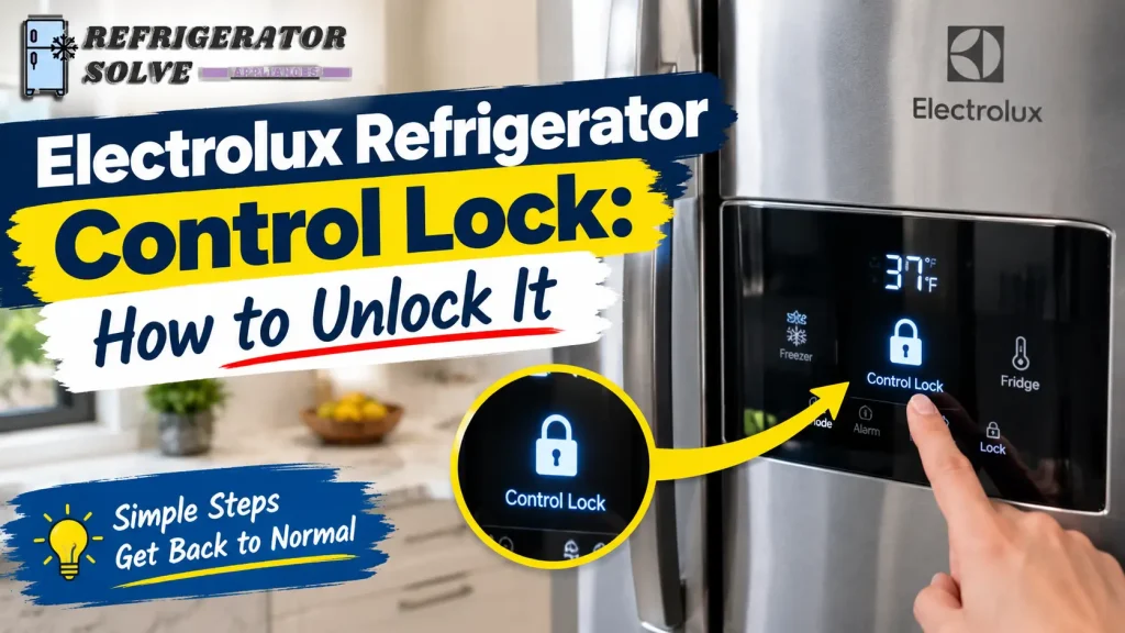 Electrolux Refrigerator Control Lock