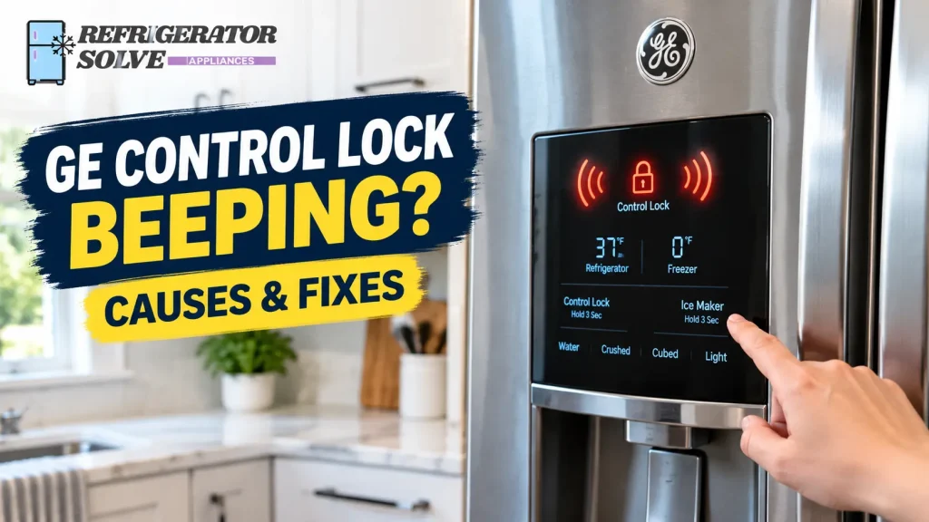 GE Refrigerator Control Lock Beeping Causes and Fixes
