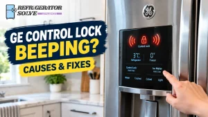 GE Refrigerator Control Lock Beeping Causes and Fixes