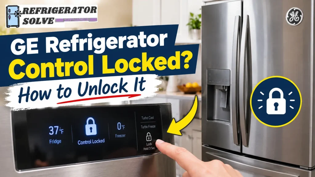 GE Refrigerator Control Locked