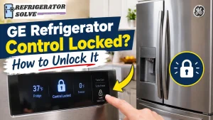 GE Refrigerator Control Locked