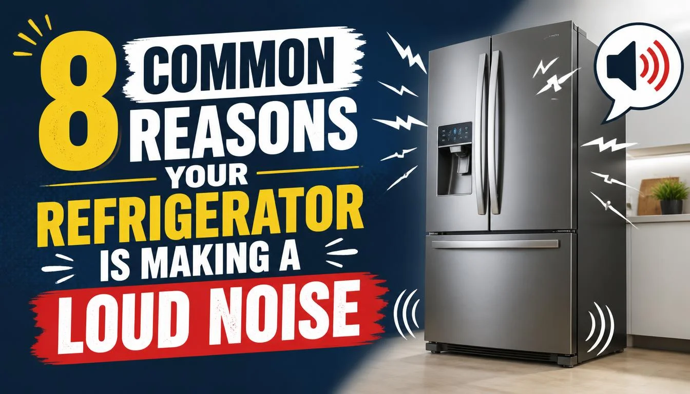 8 Common Reasons Your Refrigerator Is Making a Loud Noise