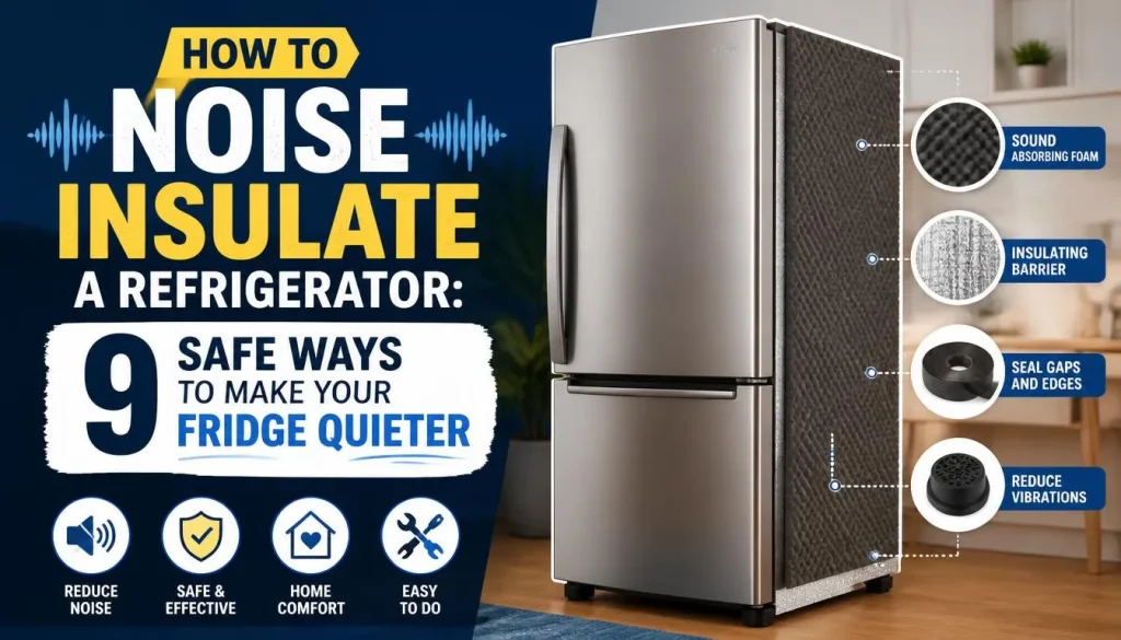 How to Noise Insulate a Refrigerator