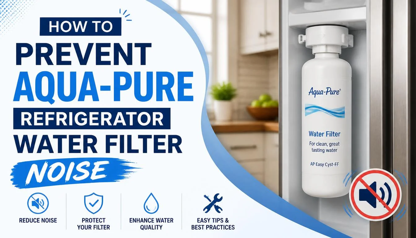 How to Prevent Aqua-Pure Refrigerator Water Filter Noise