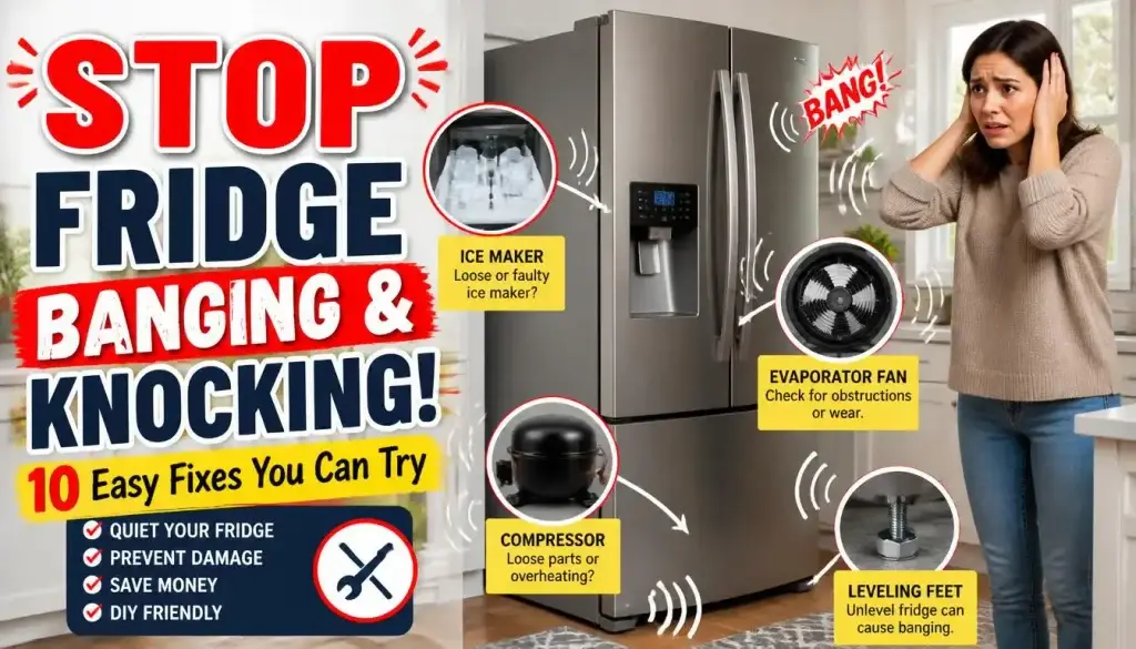 How to Prevent Refrigerator Banging and Knocking Noises