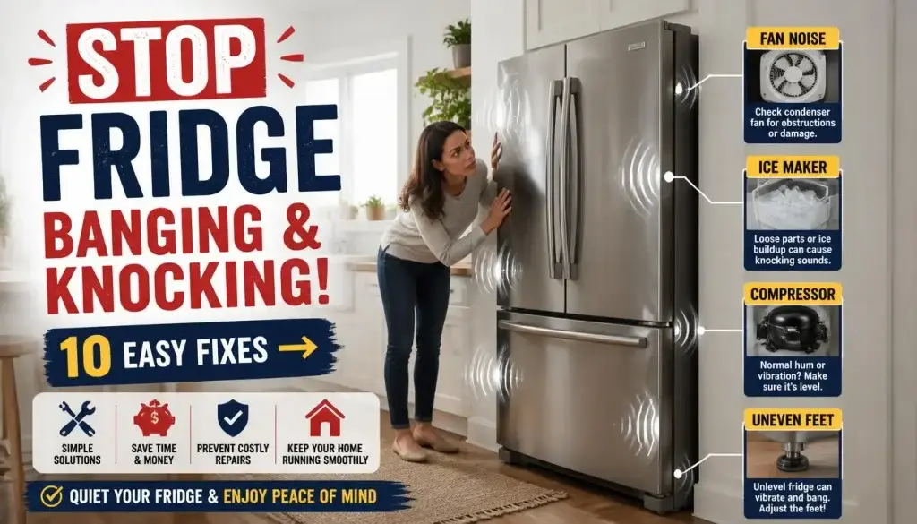 How to Prevent Refrigerator Banging and Knocking Noises
