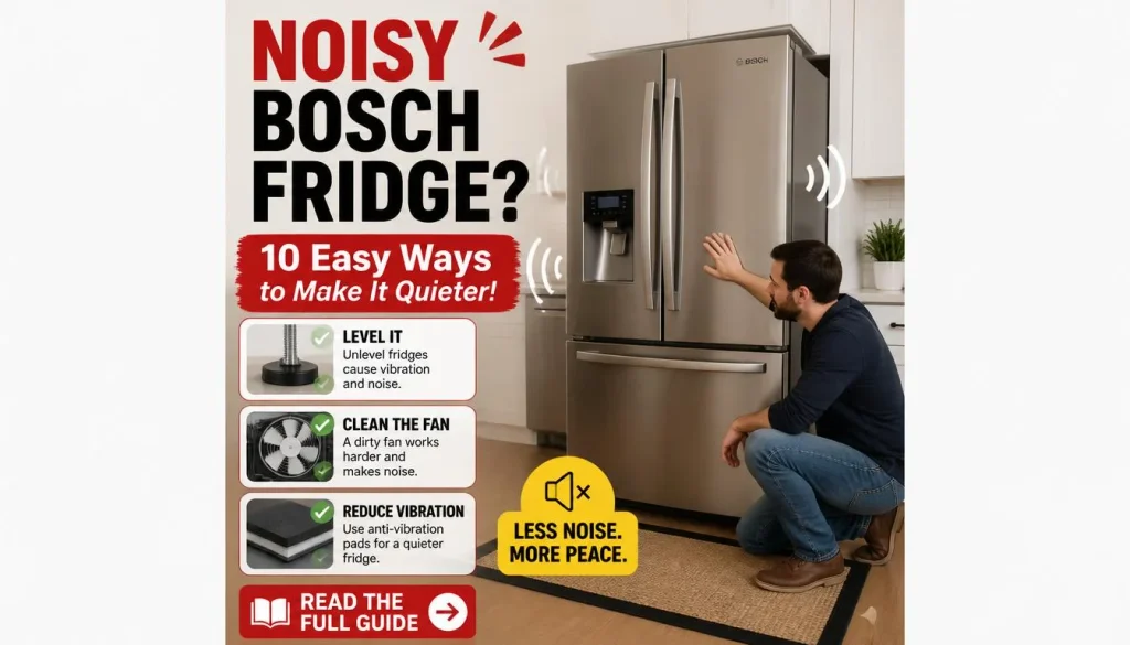 How to Reduce the Noise of a Bosch Refrigerator