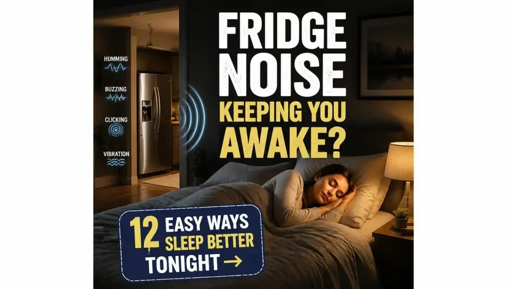 How to Sleep Through Refrigerator Noise Tonight