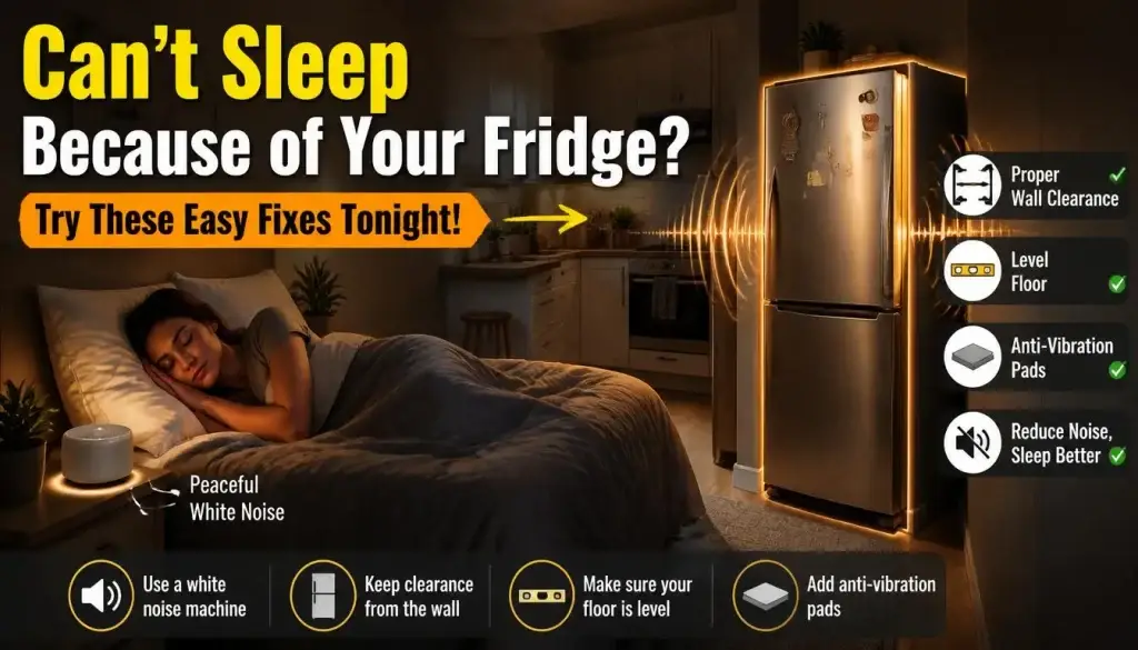 How to Sleep With a Noisy Fridge in a Studio Apartment, Dorm, or Hotel