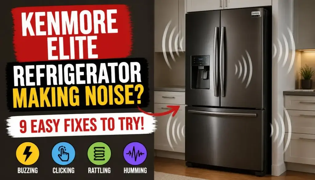 How to Stop a Kenmore Elite Refrigerator From Making Noise