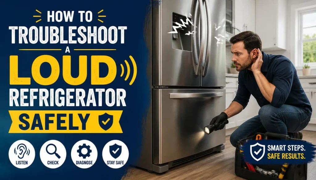How to Troubleshoot a Loud Refrigerator Safely