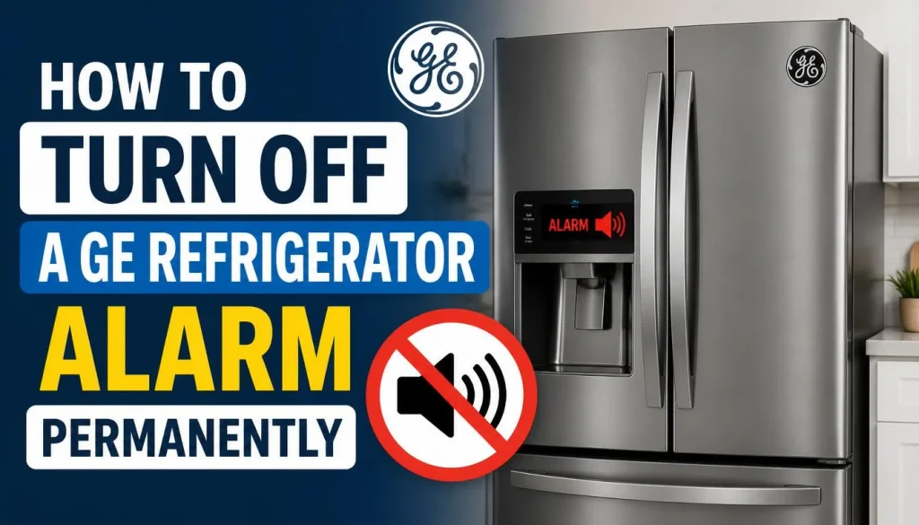 How to Turn Off a GE Refrigerator Alarm Permanently
