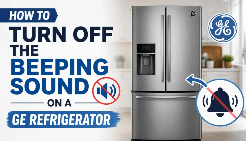 How to Turn Off the Beeping Sound on a GE Refrigerator